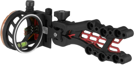 TruGlo TG7515B Black 5-Pin Carbon Hybrid Toolless Adjustable Archery Bow Sight