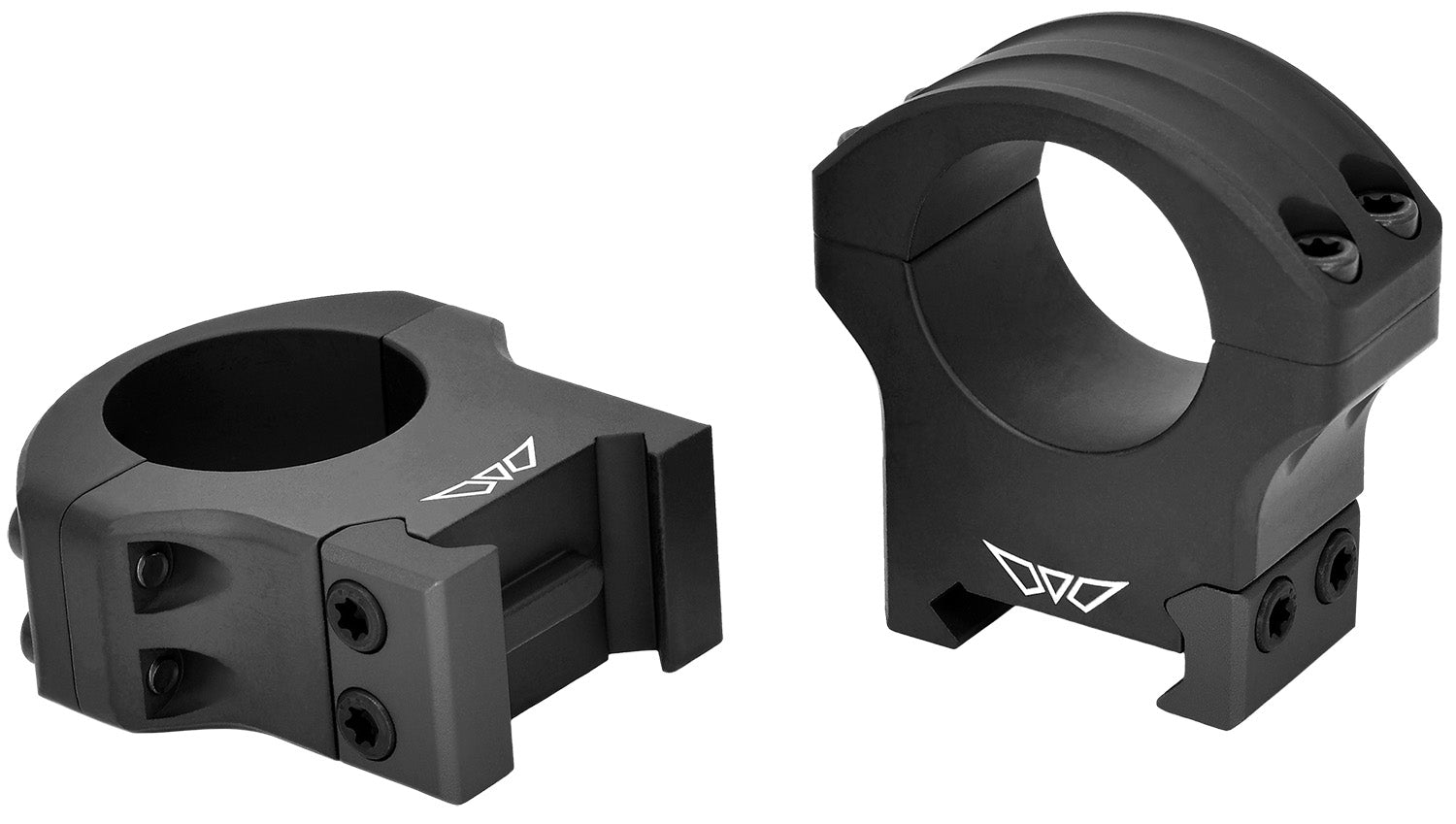 Warne 8502M 1" High HyperLite MagnaFusion Scope Rings Matte Black Maxima/Picatinny