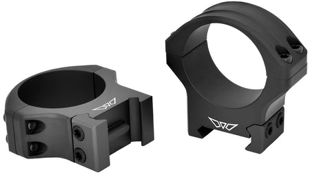 Warne HyperLite MagnaFusion 8521M 34mm Tube Medium Matte Black Scope Rings Maxima/Weaver/Picatinny