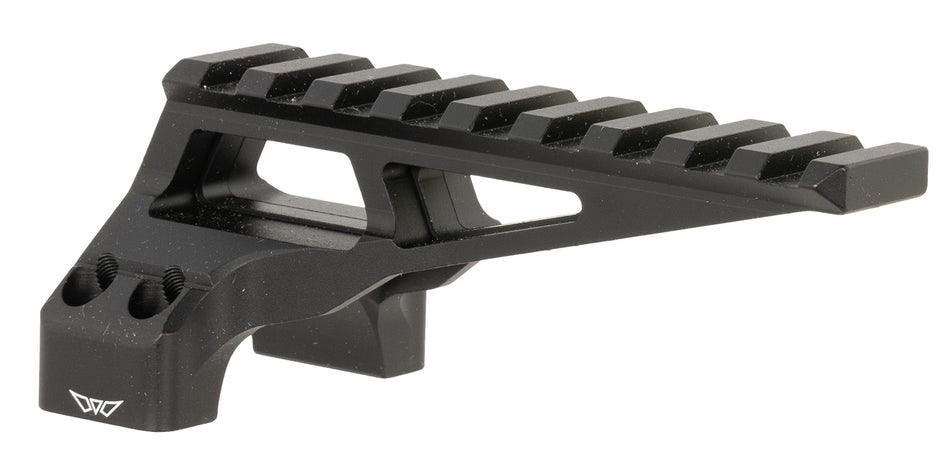 Warne 7859M 30mm Tube Diving Board Mount Black Anodized Aluminum Picatinny Rail Accessory