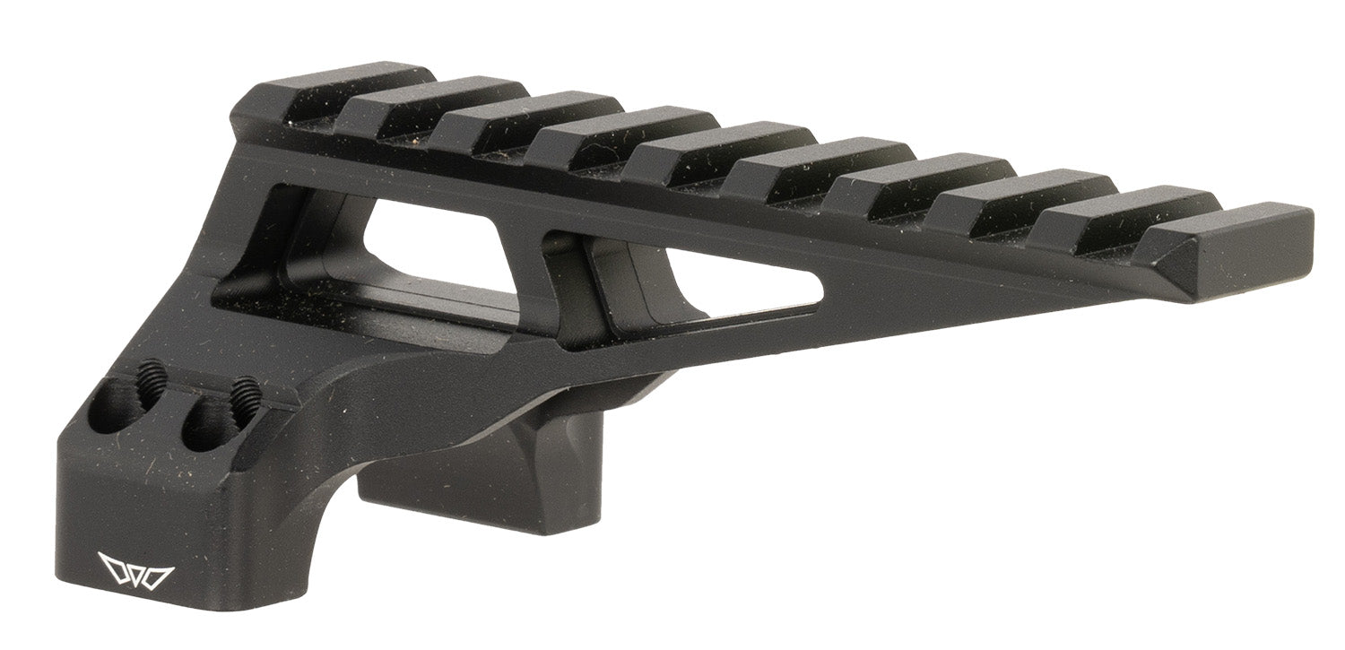Warne 7860M 34mm Tube Diving Board Mount Black Anodized Aluminum Picatinny Rail Accessory