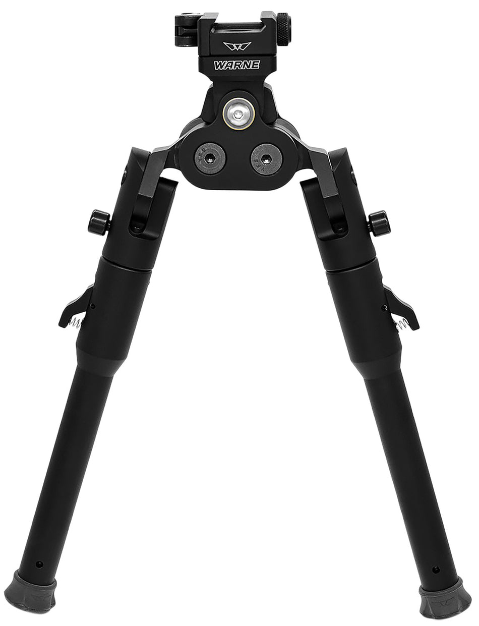 Warne 7921M Skyline Pro Bipod Black QD Picatinny Head Aluminum Lite Legs