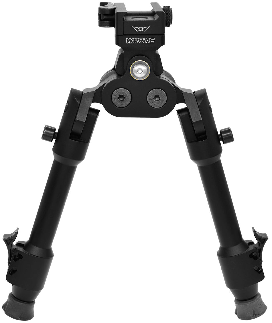 Warne 7923M Skyline Pro Bipod Black QD Picatinny Aluminum Precision Legs