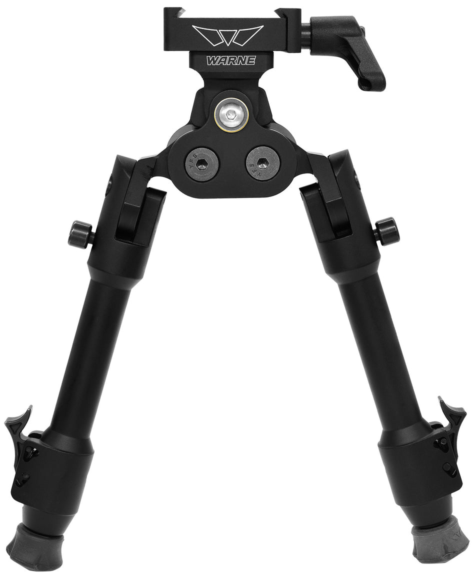 Warne 7924M Skyline Pro Bipod Black ARCA Interface Aluminum Precision Legs