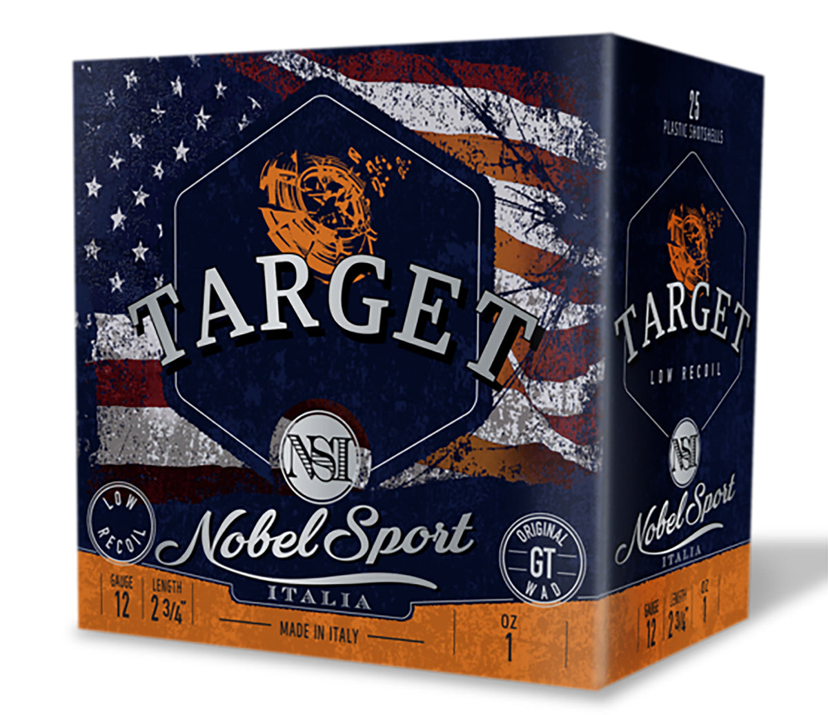 Nobelsport SHOTSHELL Shotgun Ammo 12 Gauge 2.75 in 1 oz #8.5