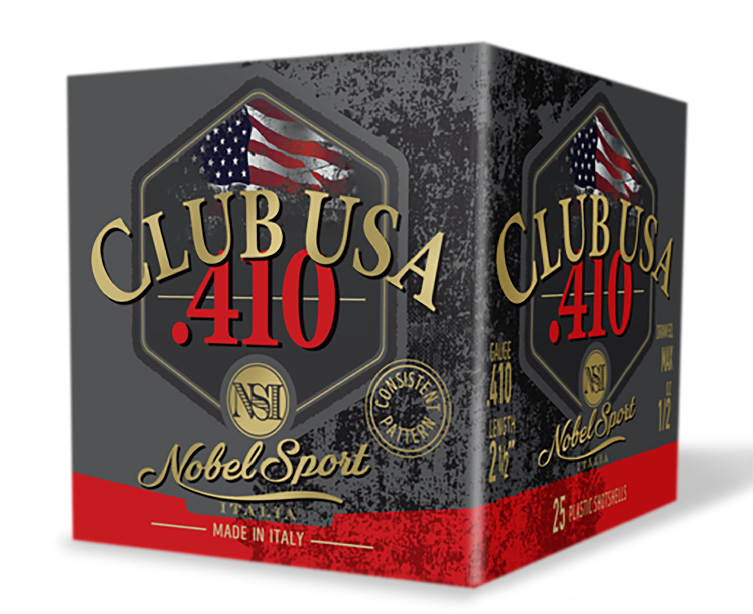 Eurosports LLC Nobelsport NSI .410 Shotgun Ammo .410 Bore 2.5 in 1/2 oz #6