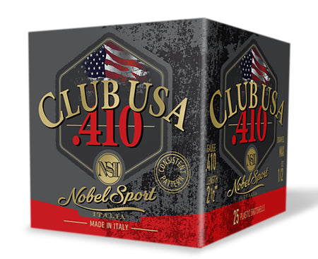 Eurosports LLC Nobelsport NSI .410 Shotgun Ammo .410 Bore 2.5 in 1/2 oz #6