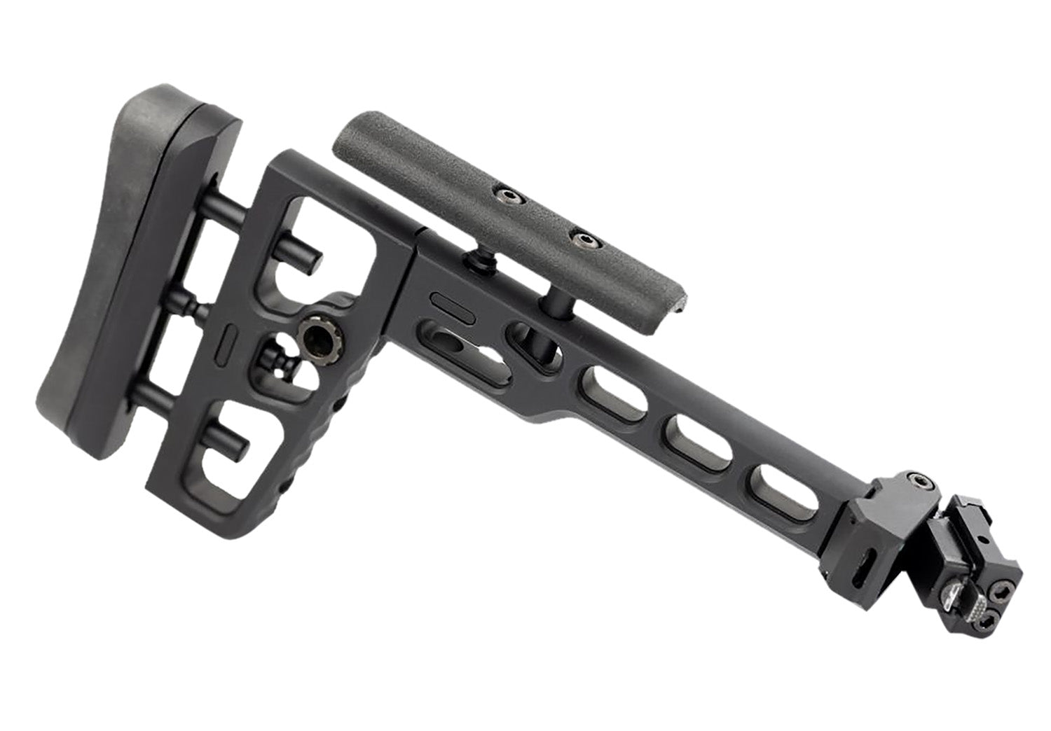 Samson S.A.S Folding Metal Picatinny Stock Adapter Black Anodized Finish
