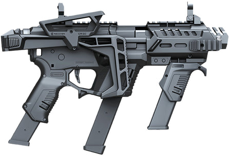 Recover Tactical P-IX+MG SR20 PG9 Metal Front Guard & Folding Stock Black PIXPMGFST01