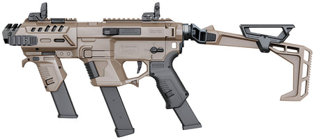 Recover Tactical P-IX+MG SR20 PG9 Tan Metal Front Guard & Folding Stock PIXPMGFST02