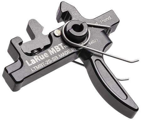 LaRue Tactical LTMBT2SSB Two-Stage Straight Trigger Black S7 Steel AR10/AR15