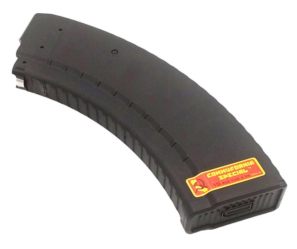 Xtech Tactical XTT135ELITEBLK 10-Rd 7.62x39 AK-47 Black Stainless Steel Magazine