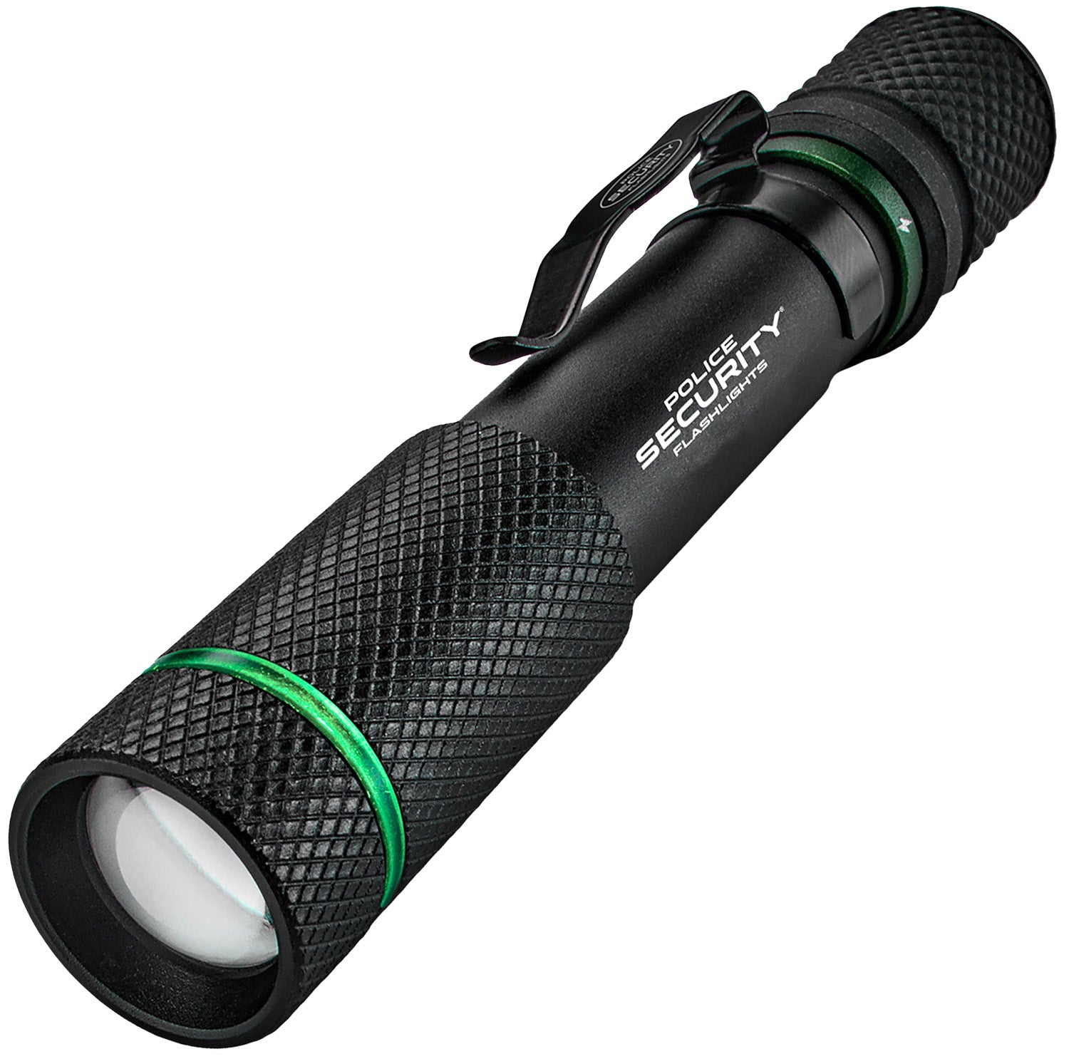 Police Security 98656 Aura-RS Black LED Flashlight 60/260 Lumens Rechargeable