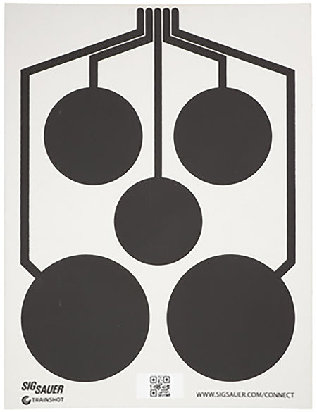 Sig Sauer SCT357 T300 Multi Zone Conductive Replacement Target Black/White