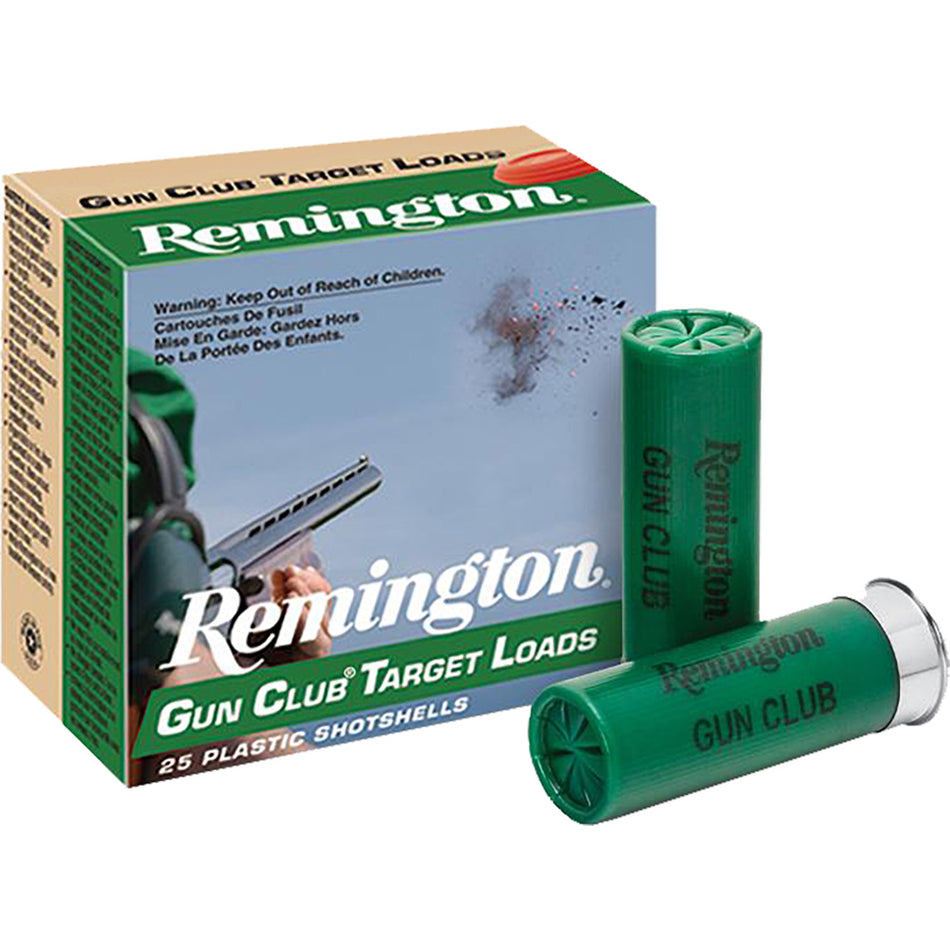 Remington Gun Club Target Loads Shotgun Ammo 12 Gauge 2.75 in 1-1/8 oz #9