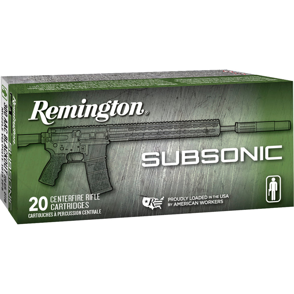 Remington Subsonic Open Tip Flat Base 220 Grain .300 AAC Blackout