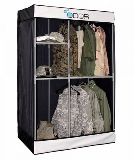 Odor Crusher Deluxe Flex Closet Ozone Unit Black