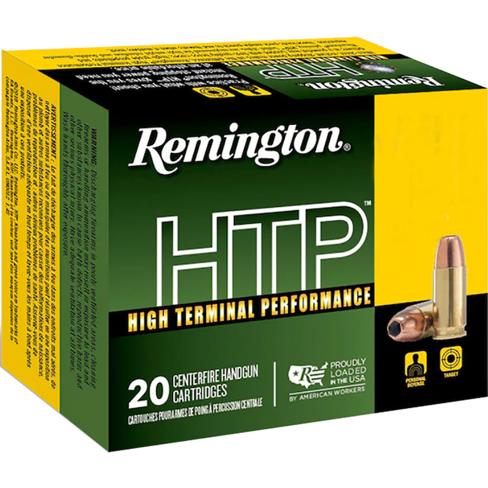 Remington HTP Semi Jacketed Hollow Point 110 Grain .38 Special 950 fps