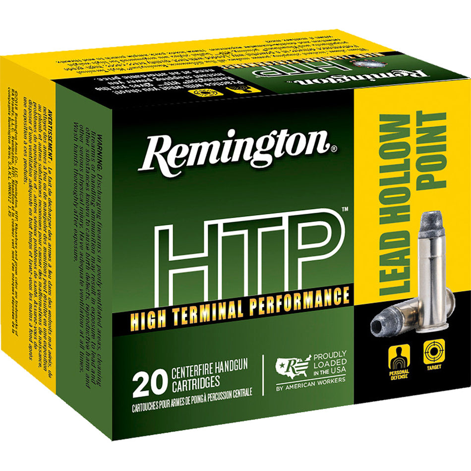 Remington HTP  158 Grain .38 Special 890 fps