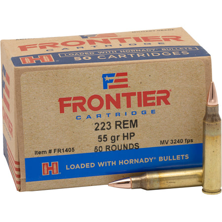 Frontier Cartridge Lake City Military Grade .223 Remington 55 grain Hollow Point Match ammunition