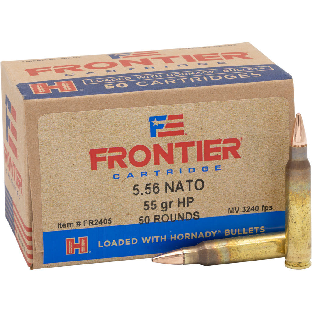 Frontier Cartridge Lake City Centerfire Rifle Match 5.56x45mm NATO 55 grain Hollow Point Match ammunition