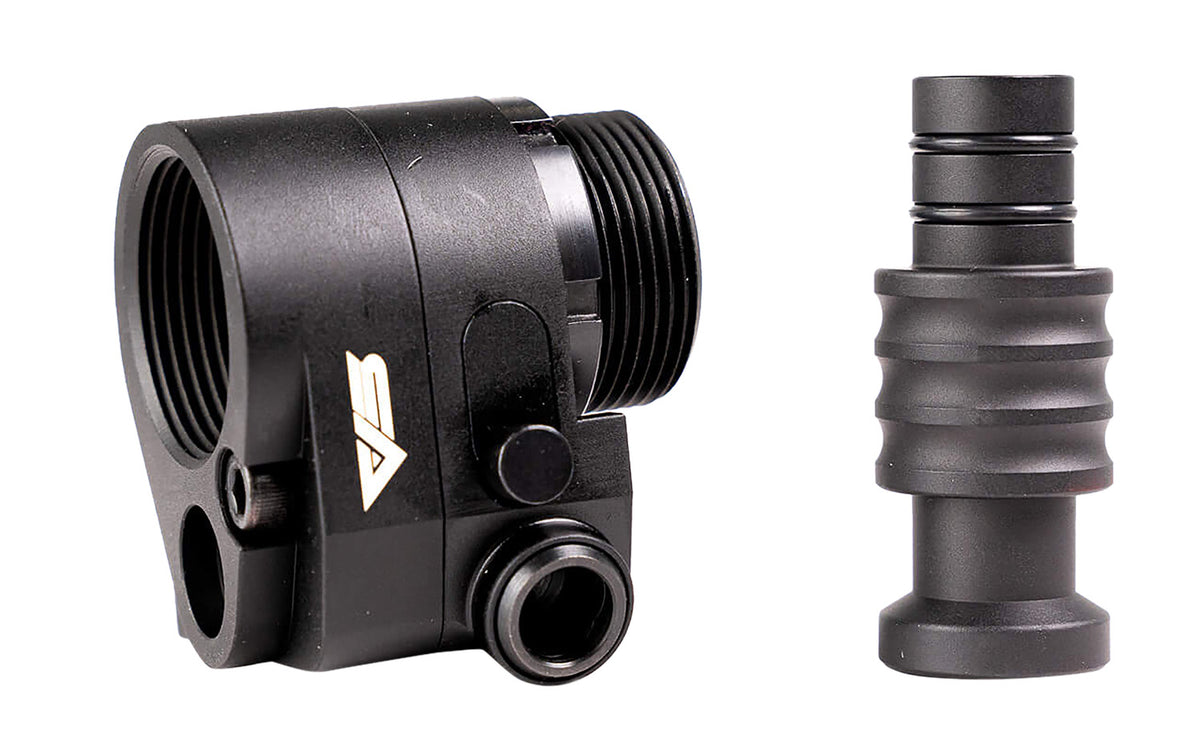 Sylvan Arms Black Gen4 Folding Stock Adapter for AR Rifles (Right)