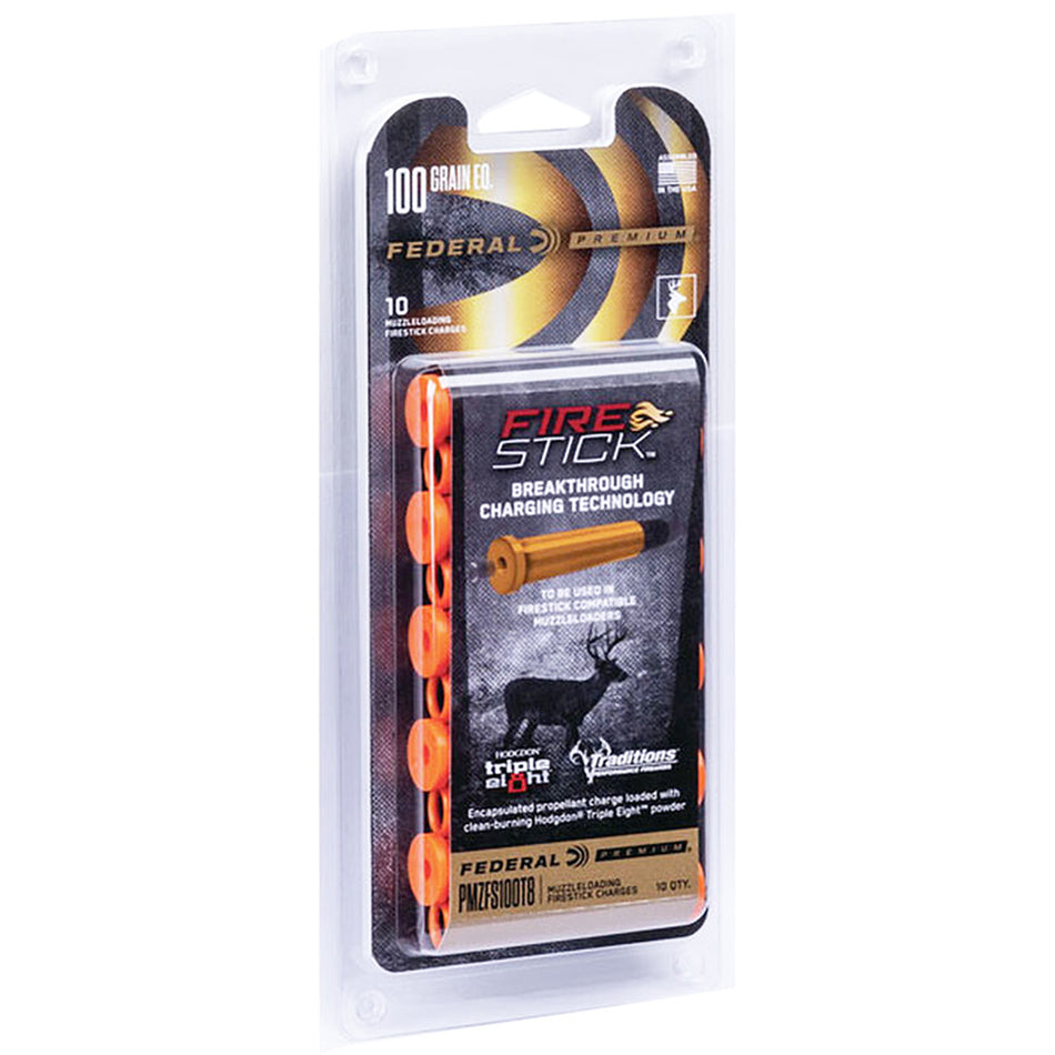 Federal Premium FireStick Muzzleloading Charge 100 gr. 10-Pack