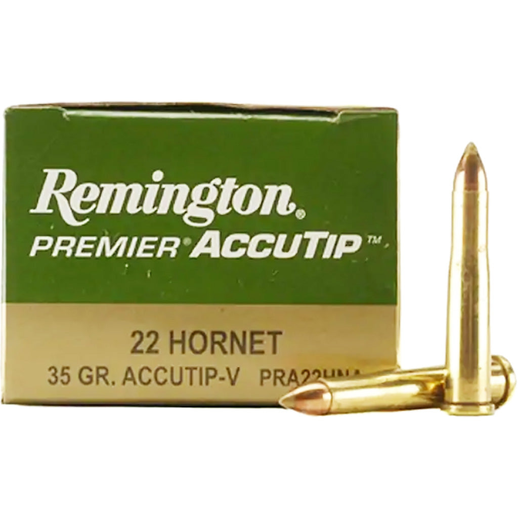 Remington Premier .22 Hornet 35 grain AccuTip ammunition