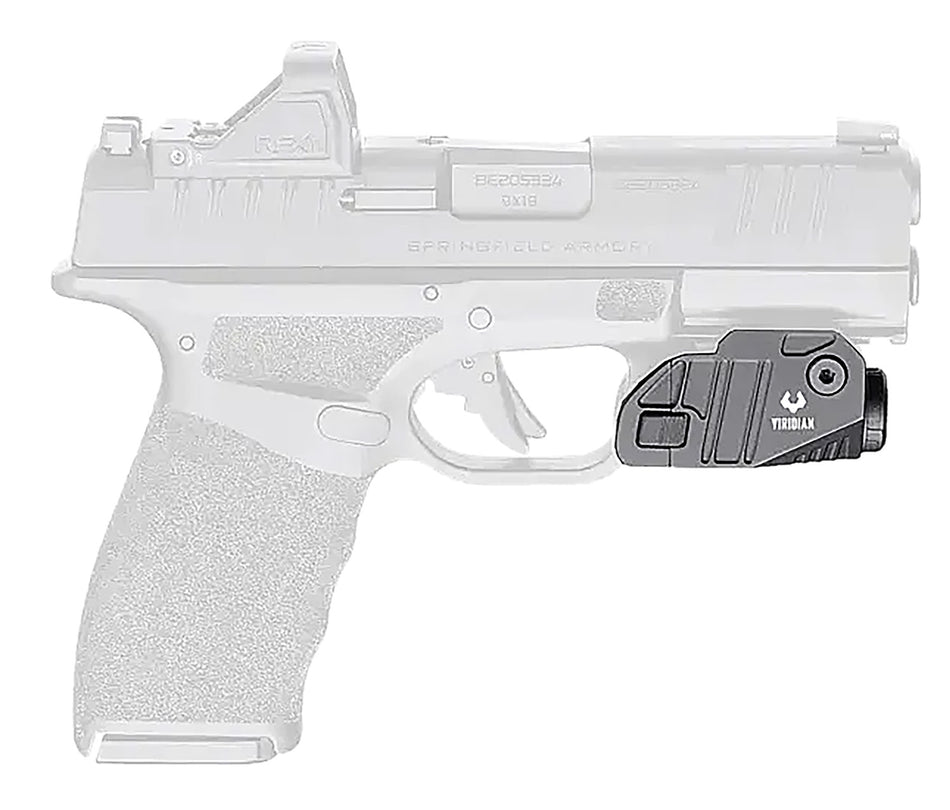 Viridian CTL Custom Springfield Hellcat Pro Black Anodized Compact Weapon Light 525 Lumens