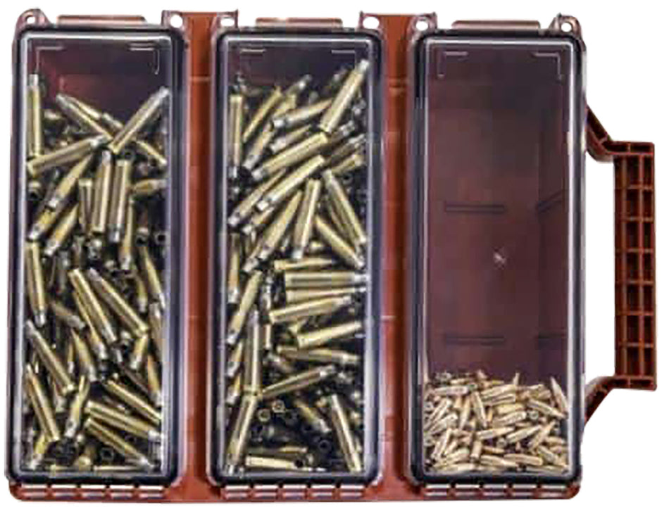 Berry's 49667 3-Cell Tri-Can Ammo Storage Container Red Plastic