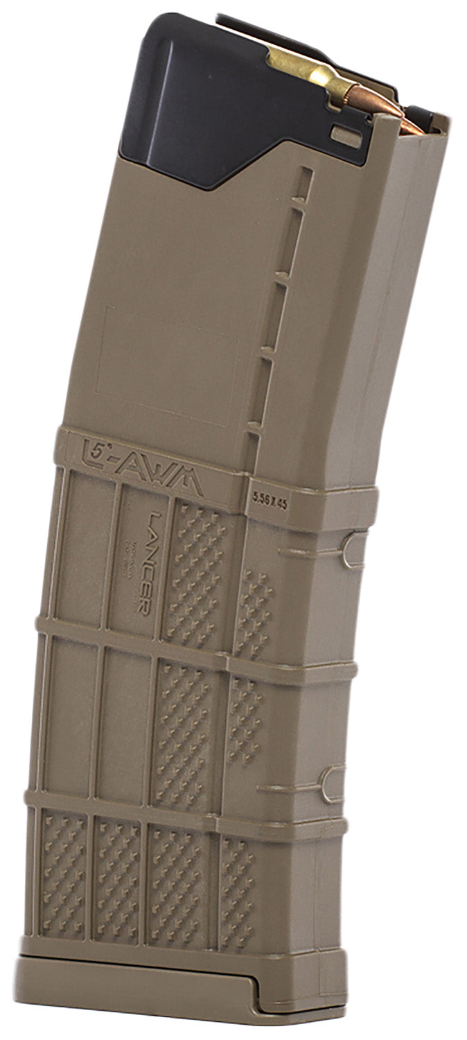 Lancer L5AWM 2nd Gen 30rd 5.56 Flat Dark Earth Polymer Magazine