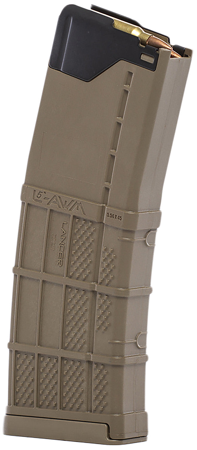 Lancer L5AWM 2nd Gen 10rd 5.56 Flat Dark Earth Polymer Magazine