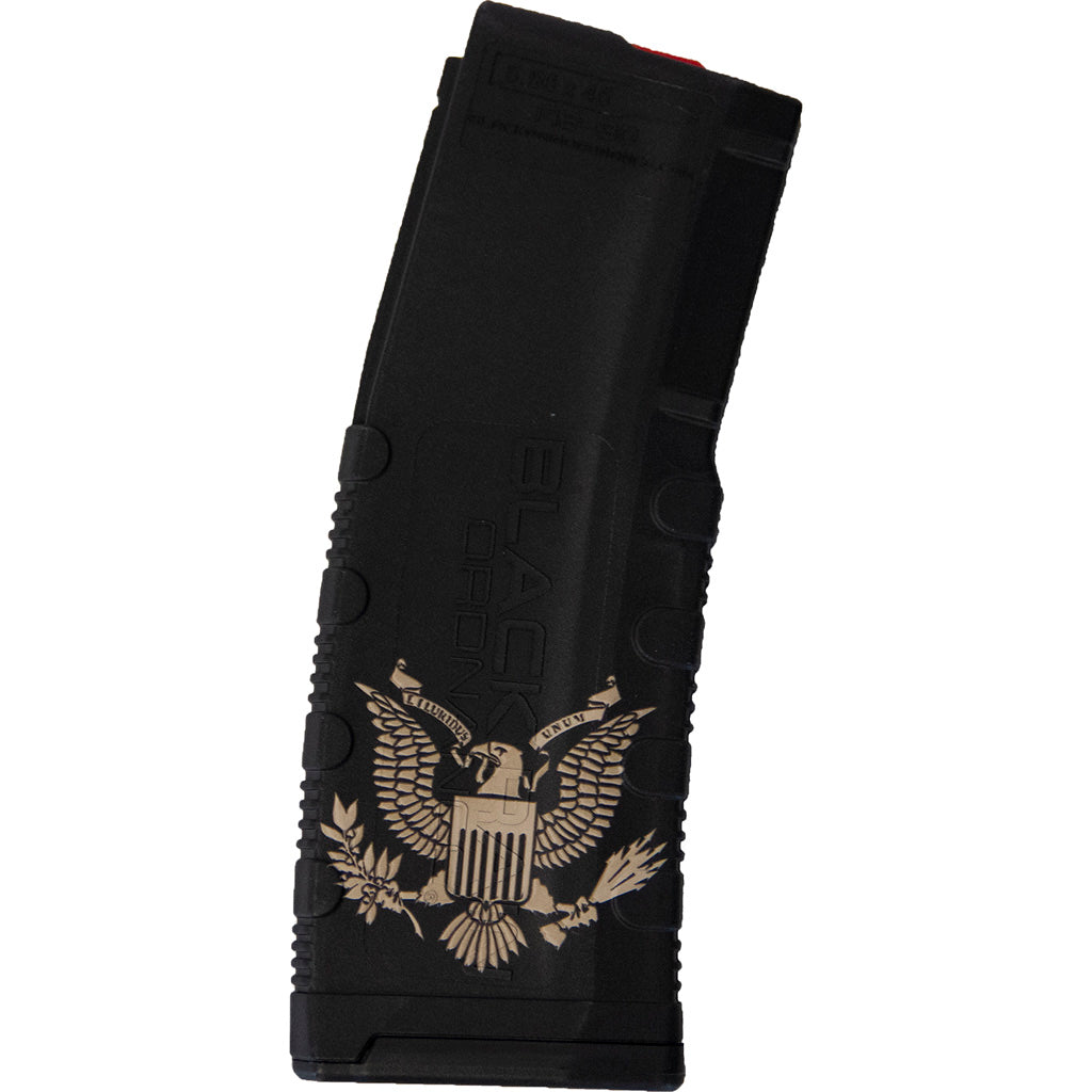 Black Rain Ordnance AR15 30 rd. Polymer Magazine with Eagle Laser Engraving