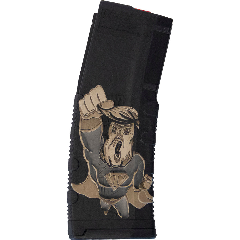 Black Rain Ordnance AR15 30 rd. Polymer Magazine with Super Trump Laser Engraving