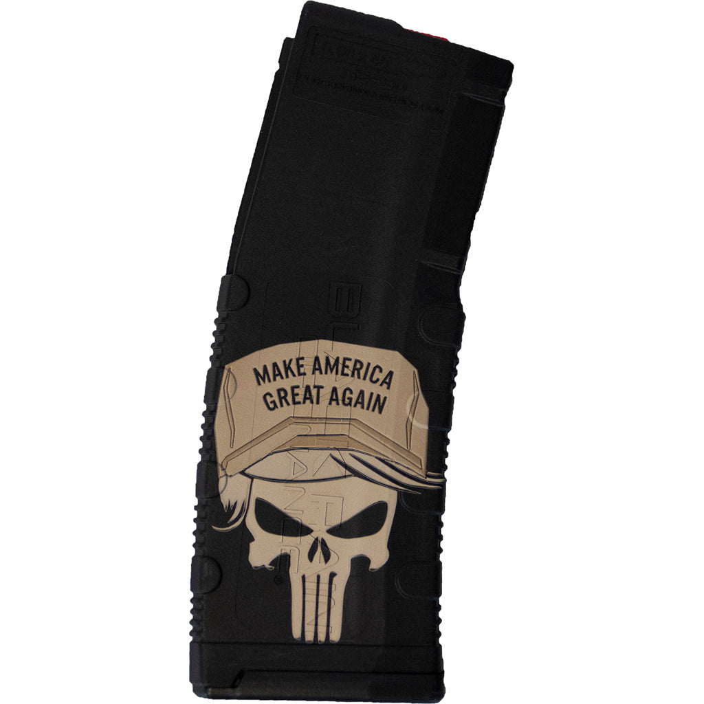 Black Rain Ordnance AR15 30 rd. Polymer Magazine with Trump Punisher Laser Design