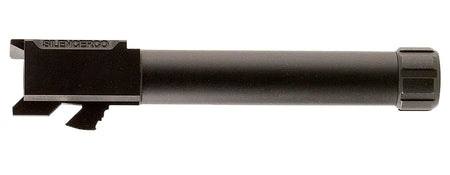 SilencerCo AC5335 1/2"x28 9mm 416R Stainless Steel Threaded Barrel, Black Finish