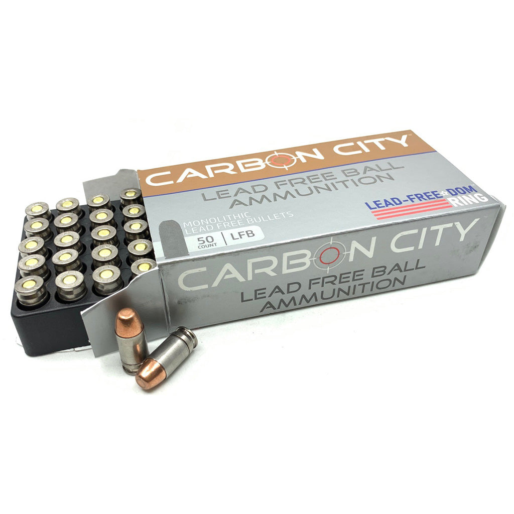 SinterFire Carbon City 9mm Luger / Parabellum 100 grain Lead-Free Ball ammunition