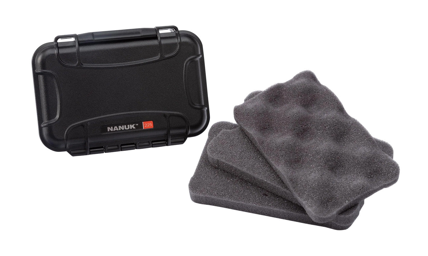 Nanuk 225 Black ABS Broadhead Storage Case with Custom-Fit Foam Insert