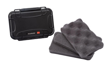 Nanuk 225 Black ABS Broadhead Storage Case with Custom-Fit Foam Insert