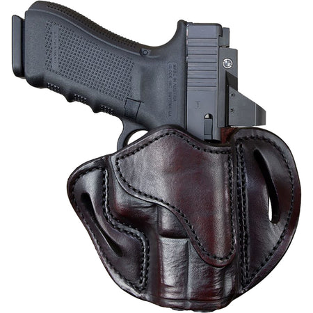 1791 Gunleather Belt Holster Optic Ready Cut Size 2.1 Signature Brown Right-Hand