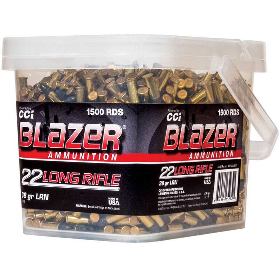 Blazer Rimfire .22 Long Rifle 38 grain Lead Round Nose ammunition