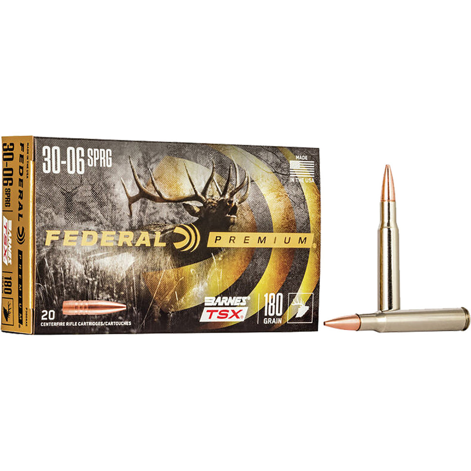 Federal Premium Barnes TSX 180 Grain .30-06 Springfield 2700 fps