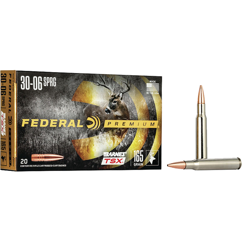 Federal Premium Barnes TSX 165 Grain .30-06 Springfield 2800 fps