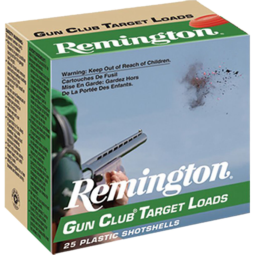Remington Gun Club Target Loads Low Recoil Shotgun Ammo 12 Gauge 2.75 in 1-1/8 oz #8