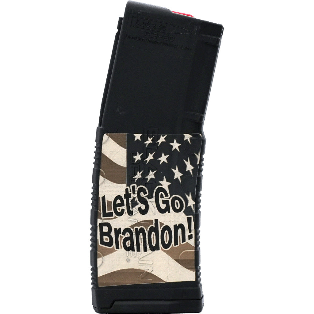 Black Rain Ordnance AR15 30 rd. Polymer Magazine with LGB Flag Laser Engraving