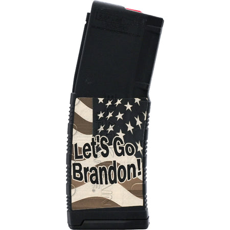 Black Rain Ordnance AR15 30 rd. Polymer Magazine with LGB Flag Laser Engraving
