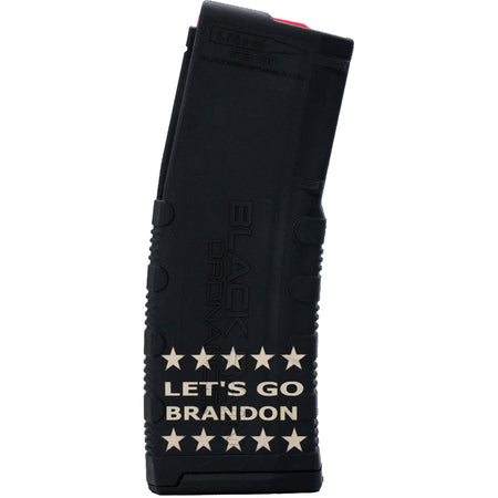 Black Rain Ordnance AR15 30 rd. Magazine with LGB Line of Stars Laser Engraving