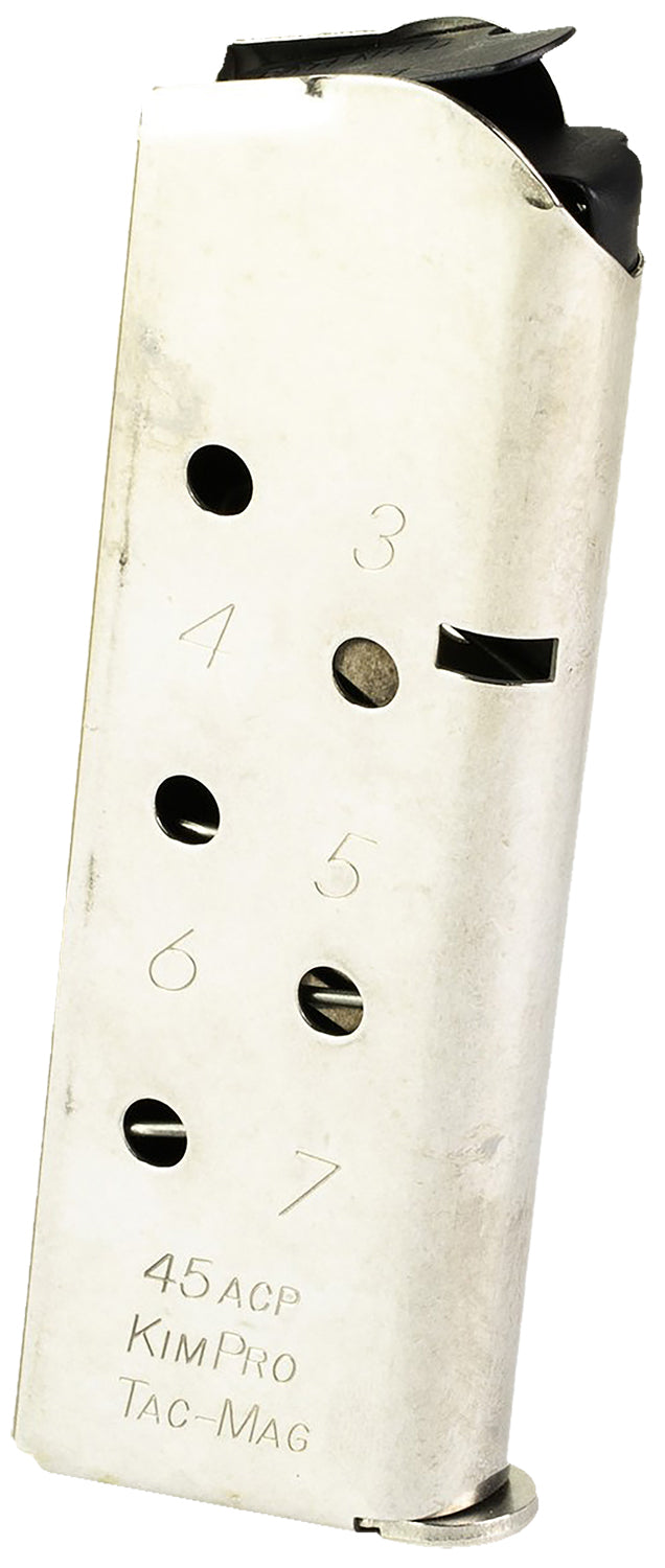 Kimber 1100813A 1911 Compact Tac-Mag .45 ACP 7rd Stainless Steel Magazine
