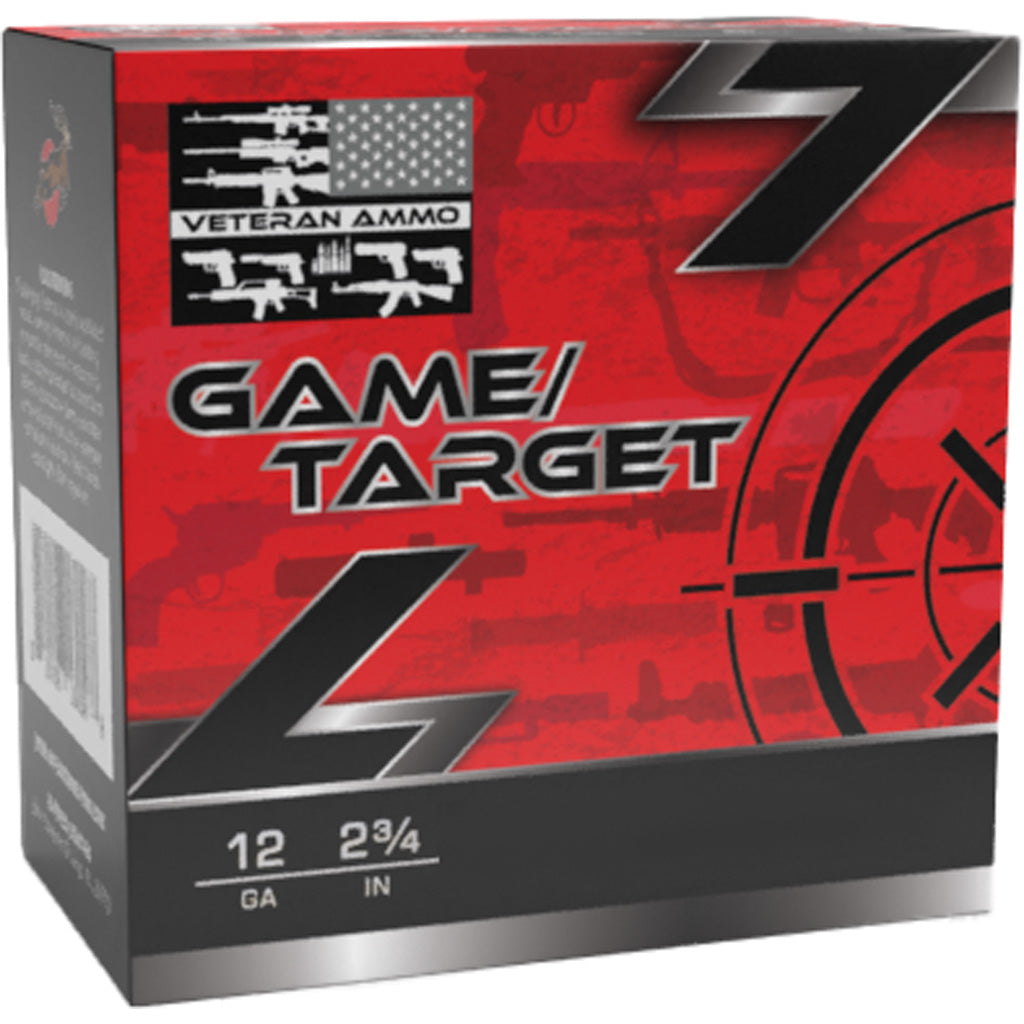 Veteran Ammo Game & Target Shotgun Ammo 12 Gauge 2.75 in 1 oz #7.5