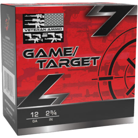 Veteran Ammo Game & Target Shotgun Ammo 12 Gauge 2.75 in 1 oz #7.5
